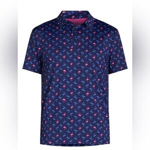 Birdie Bound Men's and Big Men’s Golf Polo Shirt Size 5XL